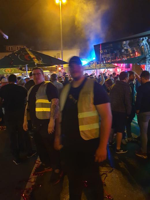 Sicherheitskräfte der WGG Sicherheit – Kerb Erzhausen