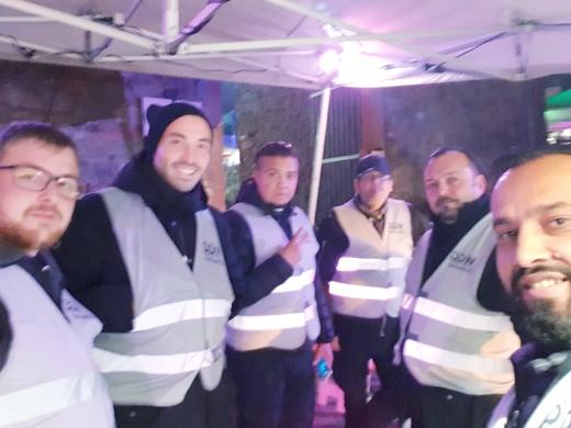 Mitarbeiterinnen und Mitarbeiter der WGG Sicherheit – Unser Team auf Burg Frankenstein