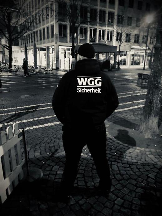 Sicherheitskräfte der WGG Sicherheit – Im Einsatz bei Nacht