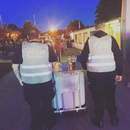 Sicherheitskräfte der WGG Sicherheit – Im Einsatz auf dem Fest